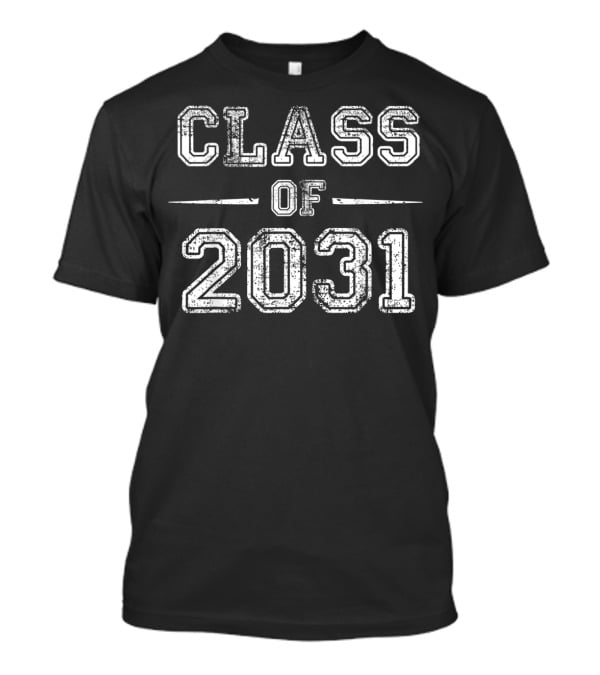Class Of 2031 Boys First Day Grow With Me T-Shirt