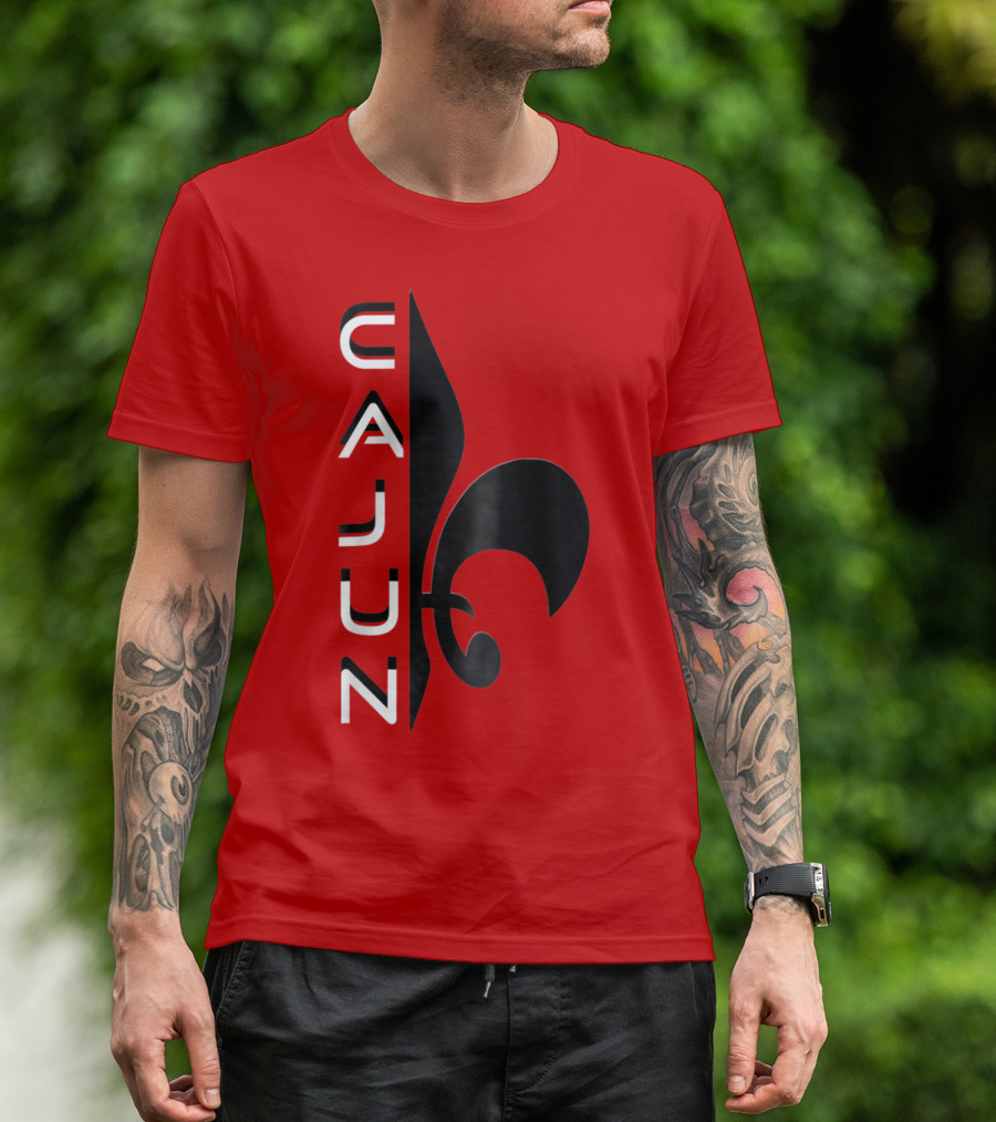 Cajun Fleur De Lis Louisiana Cajun Pride T-Shirt