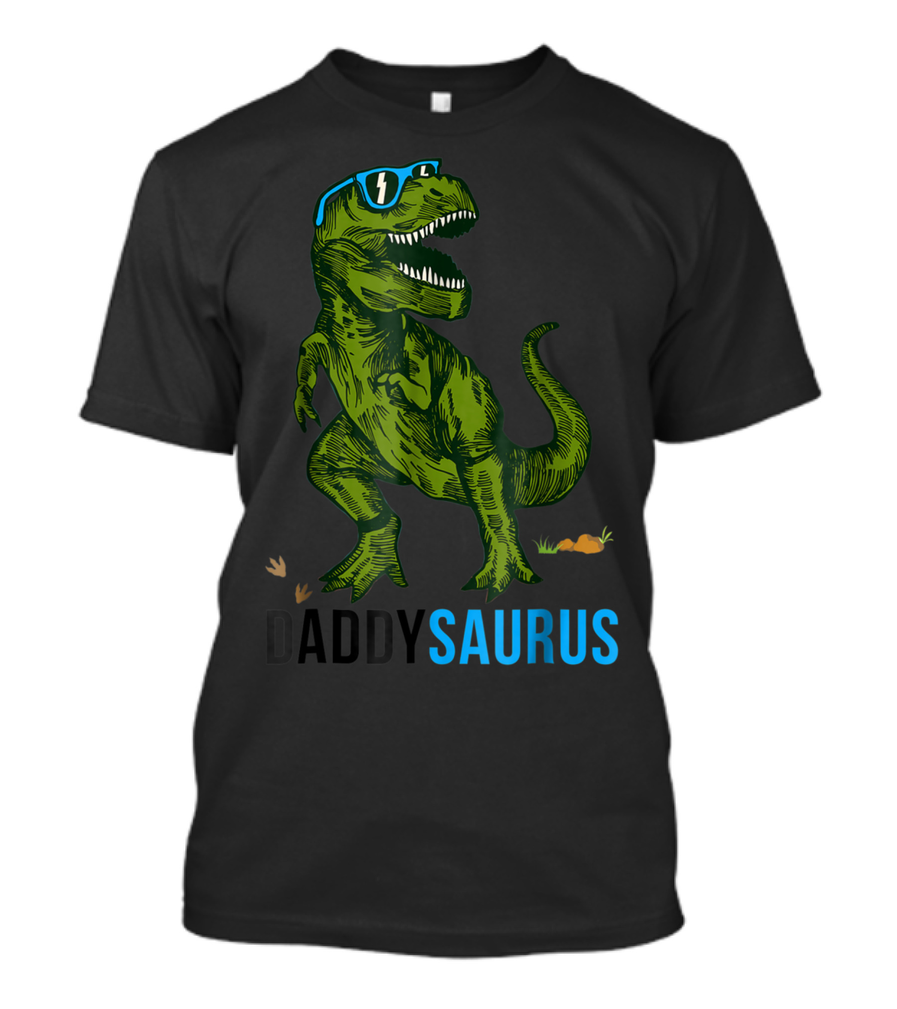 Daddysaurus Rex Dinosaur Dad Fathers Day Fun T-Shirt