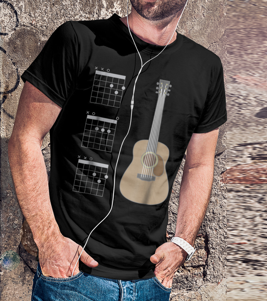 Dad Great Acoustic Guitar Chords T-Shirt