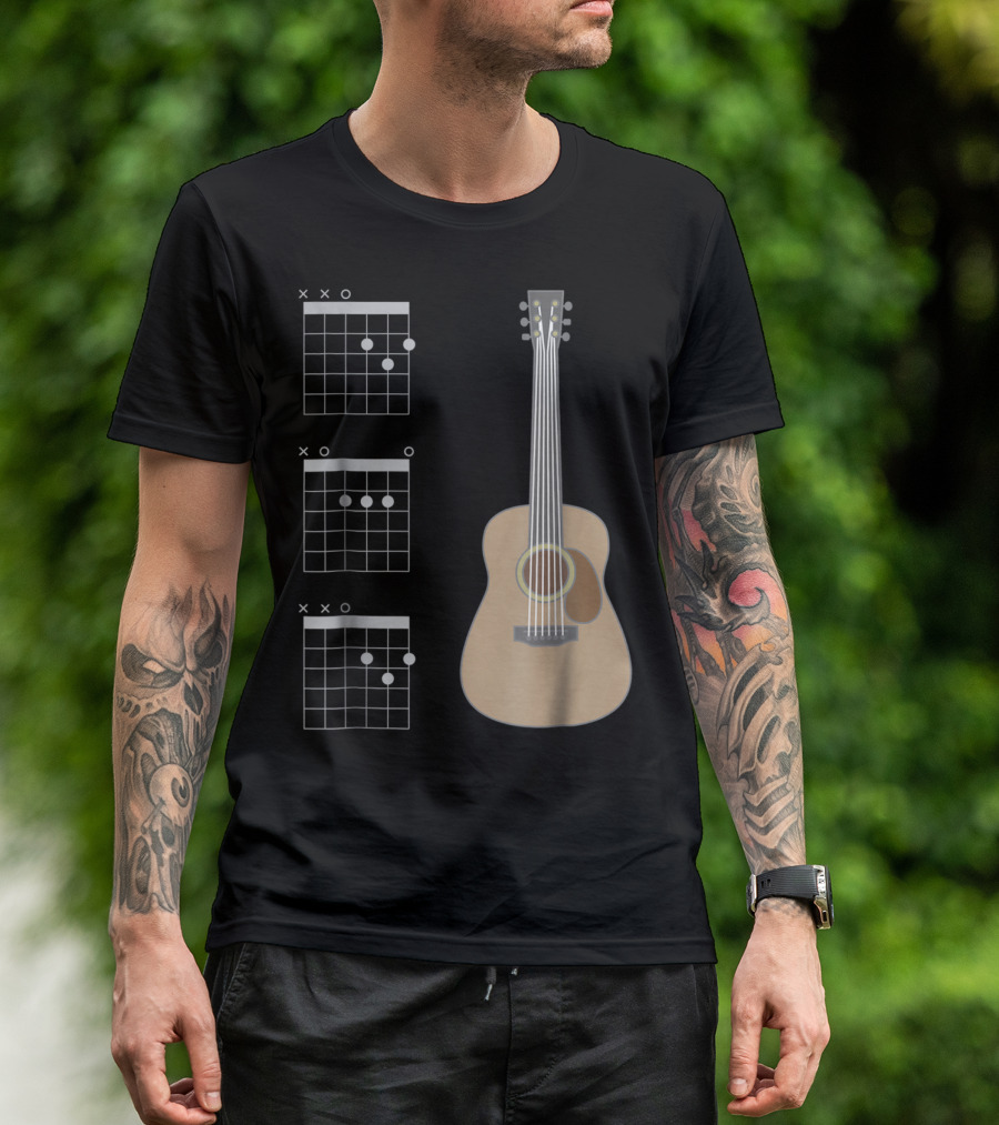 Dad Great Acoustic Guitar Chords T-Shirt