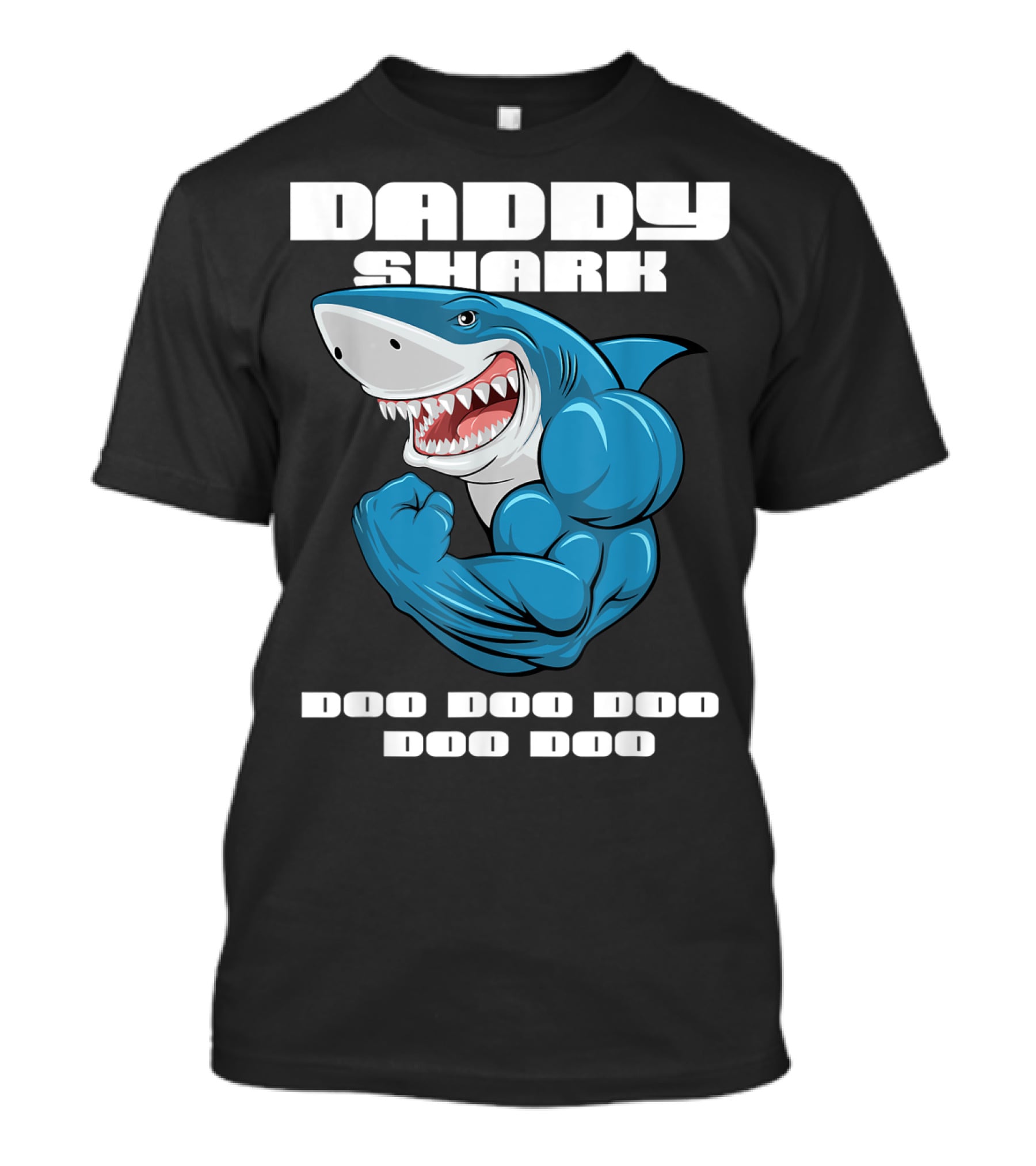 Daddy Shark Doo Doo Doo Doo Matching Family Shark T-Shirt