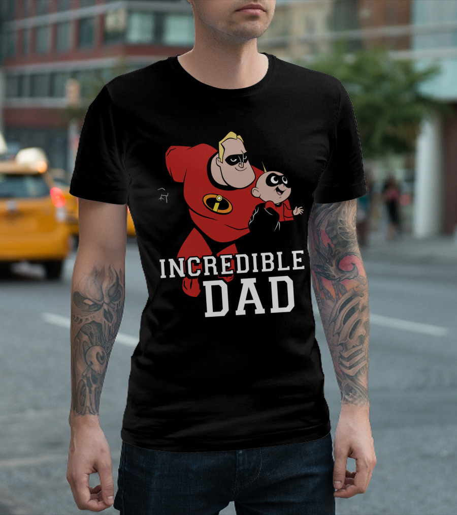 Incredibles 2 Incredible Dad Pixar Jack Jack Image T-Shirt