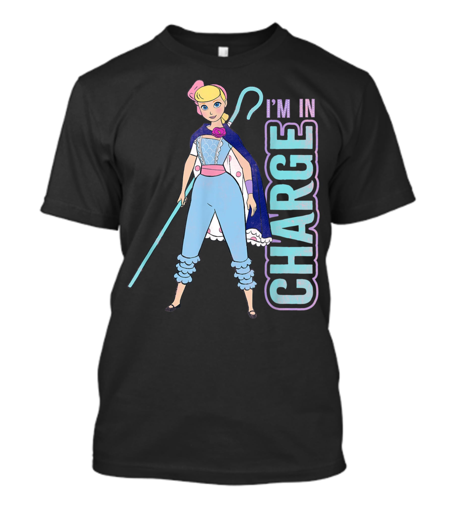 Disney Pixar Toy Story 4 Bo Peep I'm In Charge Character Pose T-Shirt