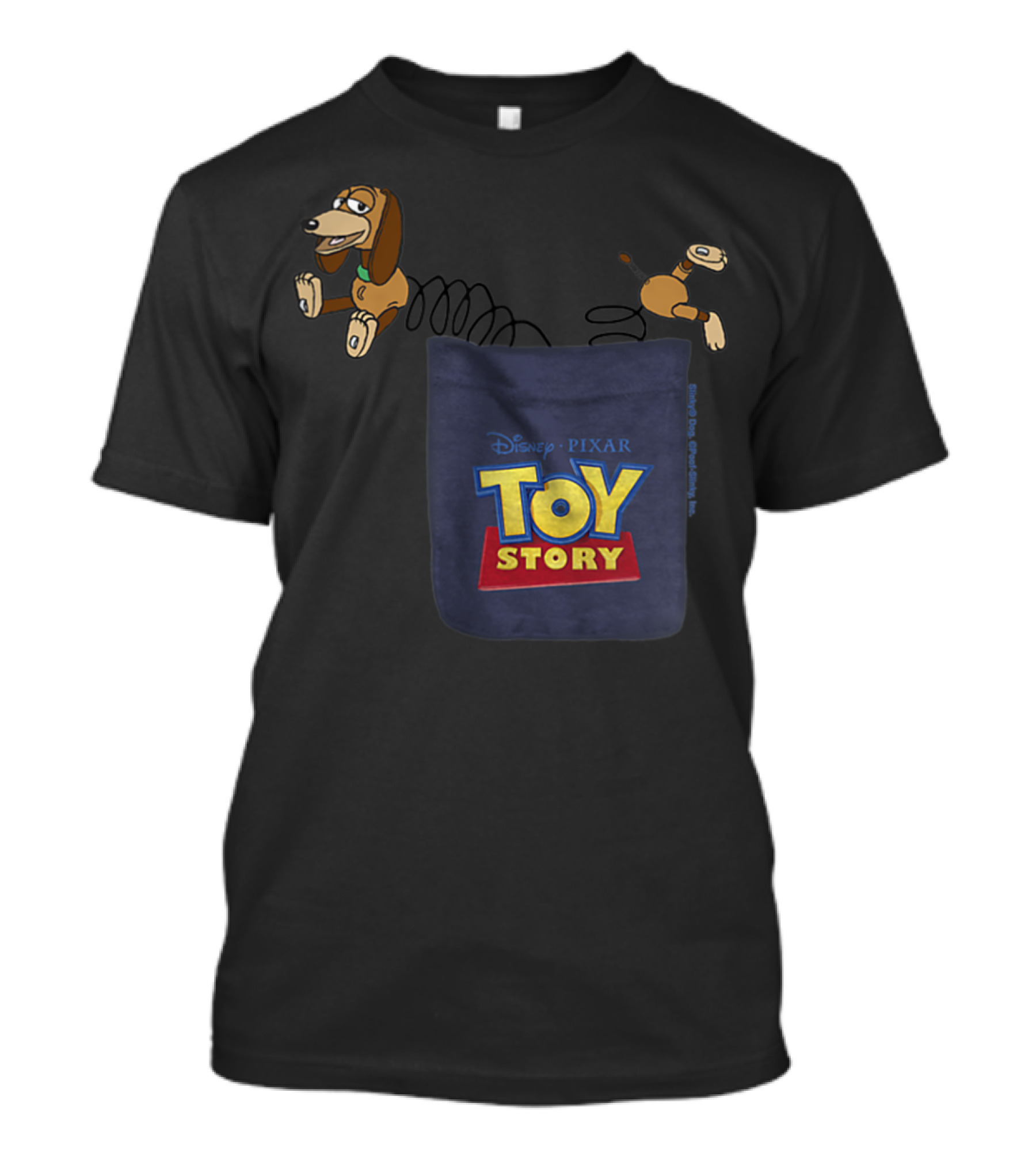 Toy Story Slinky Dog Disney Pixar Pocket T-Shirt