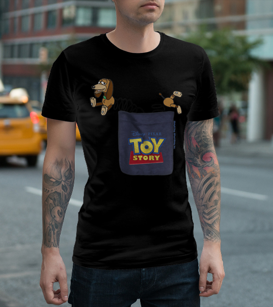 Toy Story Slinky Dog Disney Pixar Pocket T-Shirt