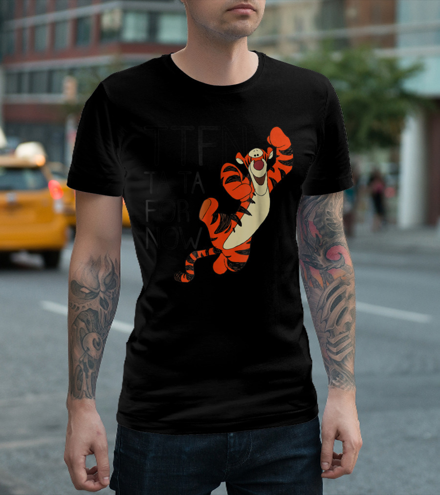 Disney Winnie the Pooh Tigger TTFN Ta Ta for Now T-Shirt
