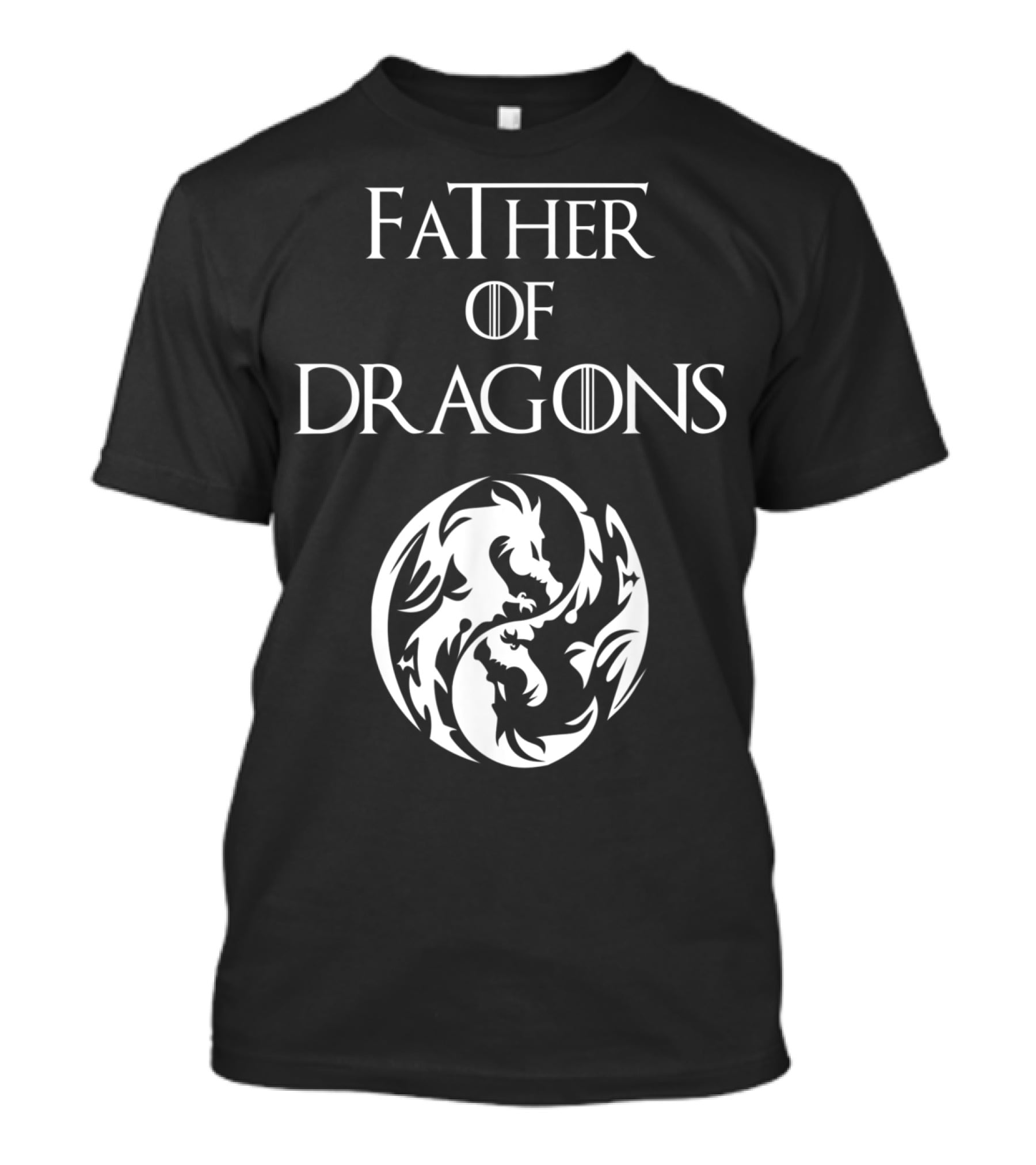 Father Of Dragons Yin Yang T-Shirt