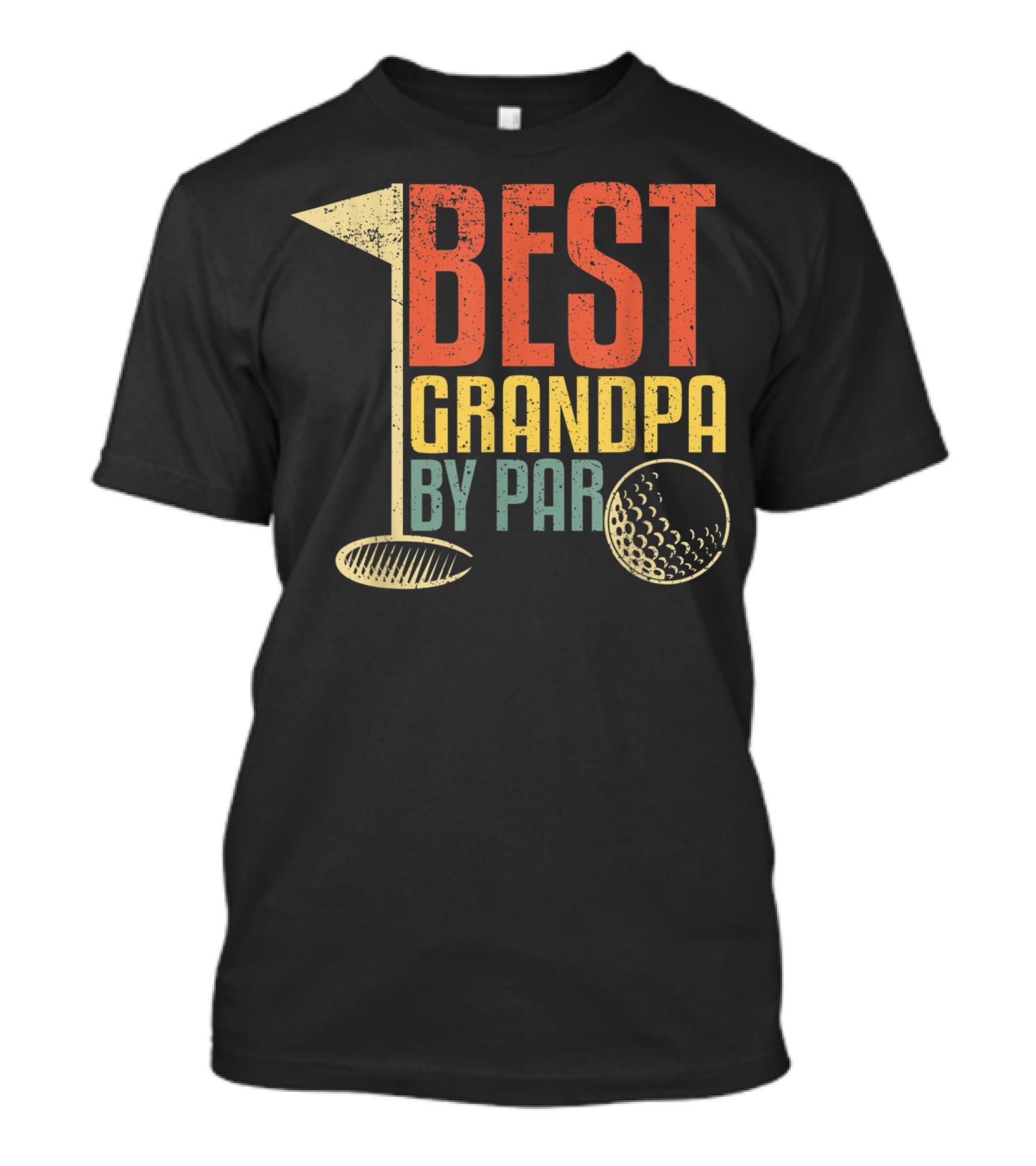 Best Grandpa By Par Funny Father's Day For Golf Lovers T-Shirt