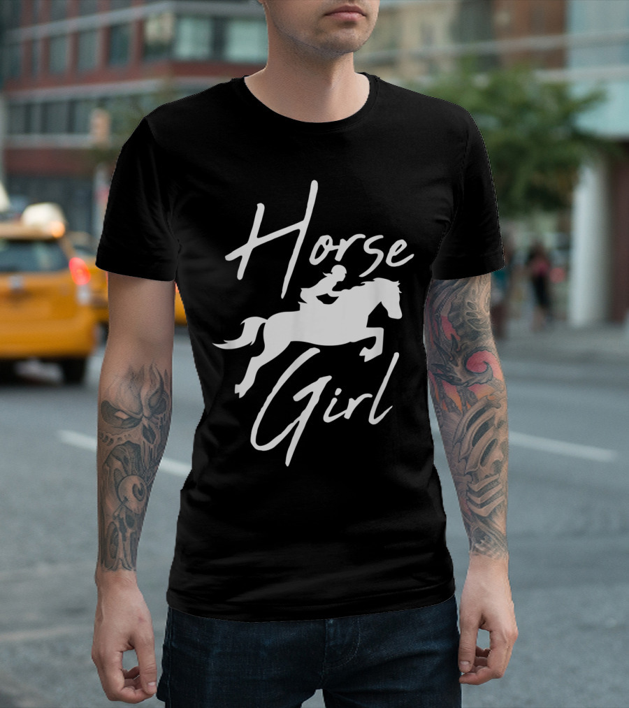 Horse Girl Horseback Riding Farm T-Shirt