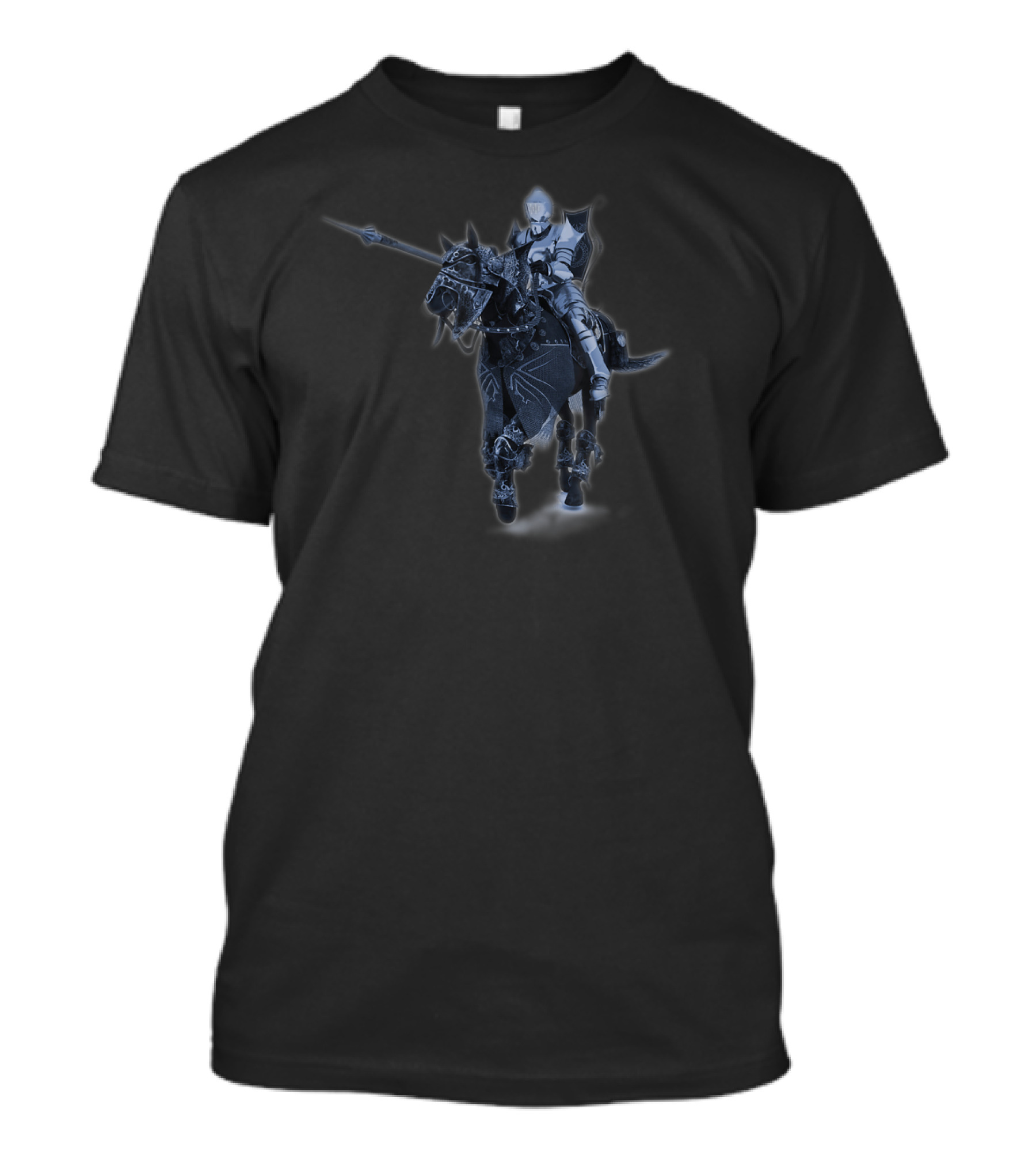 Destrier Medieval Knight Riding Armored Horse Unique Warrior T-Shirt