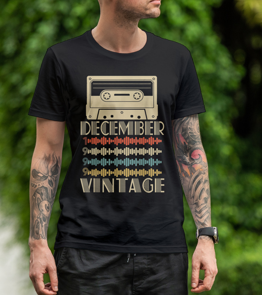 December 1999 Vintage Cassette Tape T-Shirt