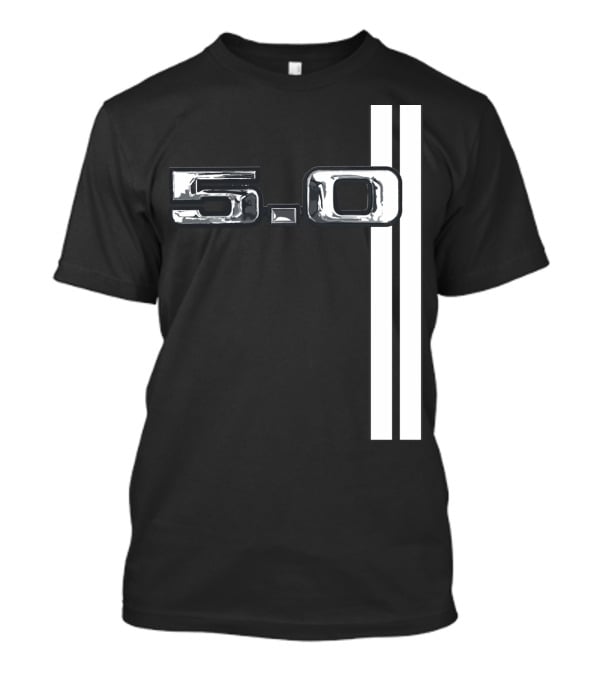 5.0 Racing Stripe Classic Car T-Shirt