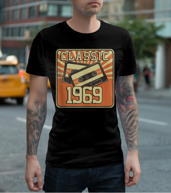 Classic 1969 Cassette 51st Birthday T-Shirt
