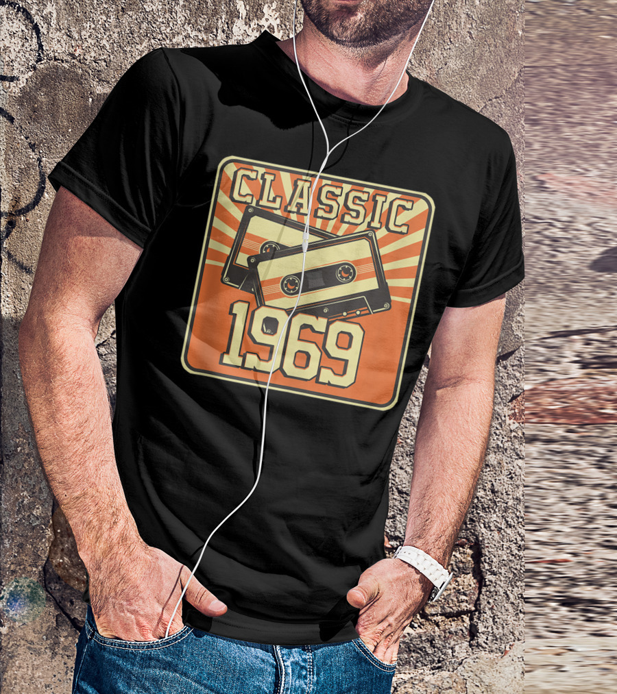 Classic 1969 Cassette 51st Birthday T-Shirt