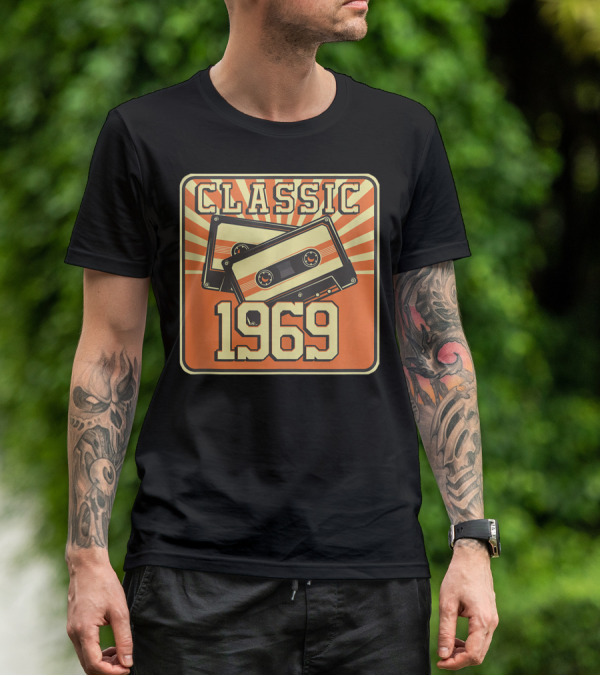 Classic 1969 Cassette 51st Birthday T-Shirt