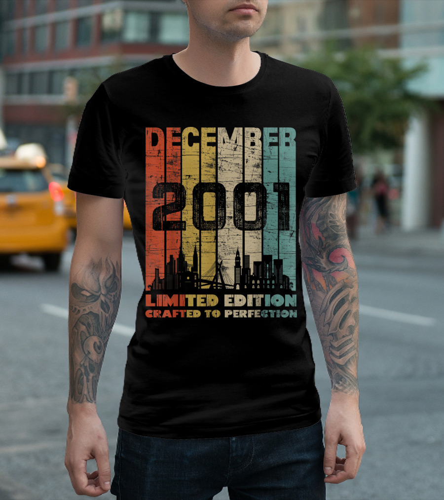 December 2001 Crafted to Perfection Vintage Skyline T-Shirt