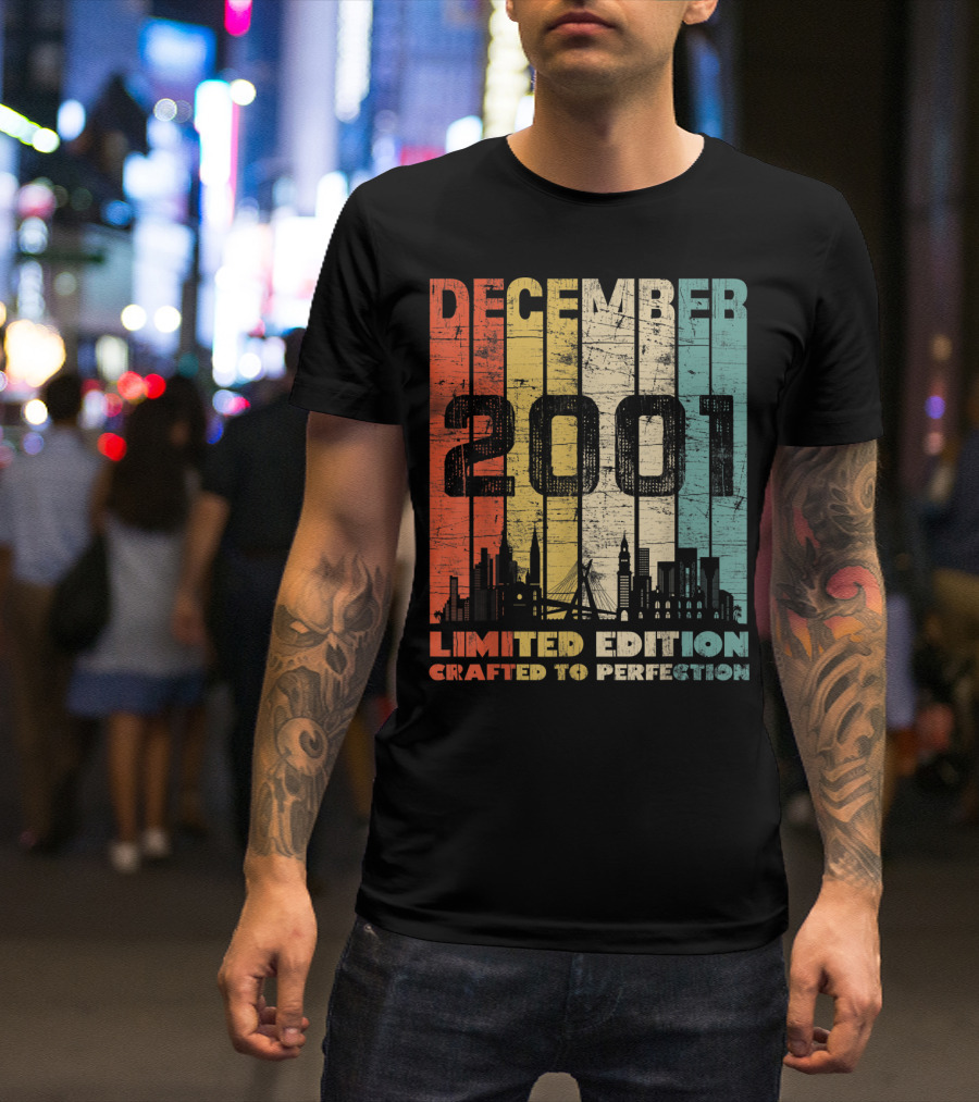 December 2001 Crafted To Perfection Vintage Skyline T-Shirt