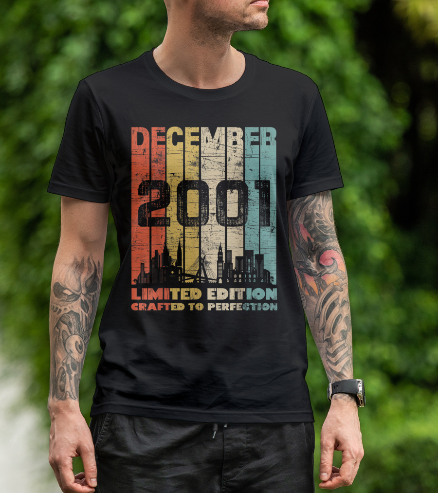 December 2001 Crafted To Perfection Vintage Skyline T-Shirt