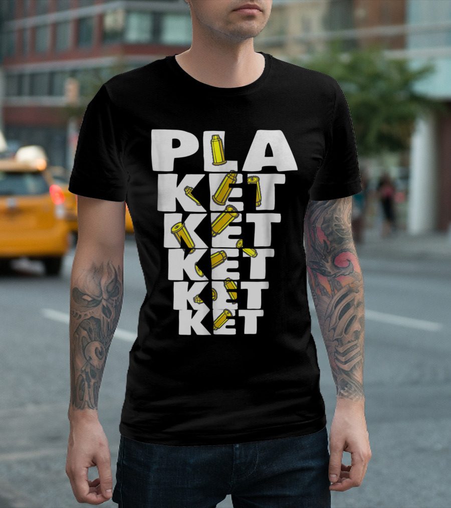 PLAKETKETKETKET Bullet Cartridge Accent Success T-Shirt