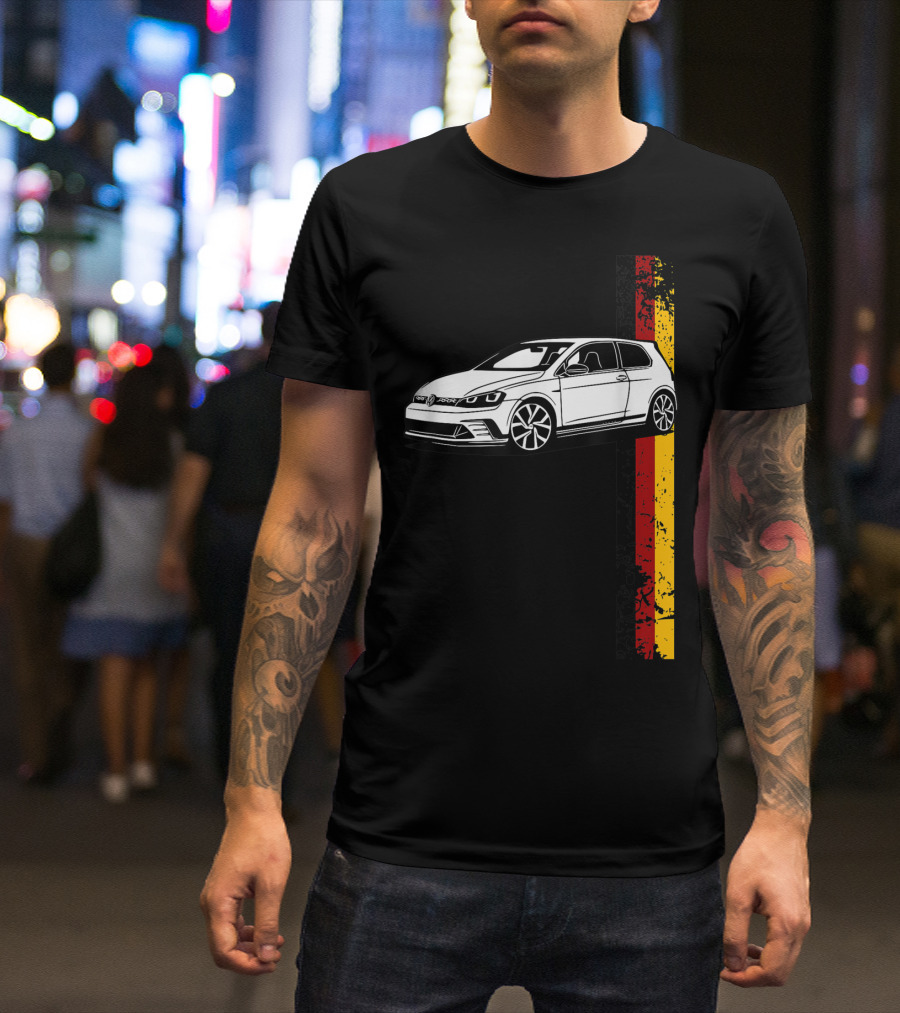 R Gt I German Car Germany Sport Racing Tuning Automotive Enthusiast T-Shirt