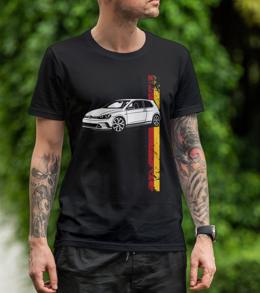 R Gt I German Car Germany Sport Racing Tuning Automotive Enthusiast T-Shirt