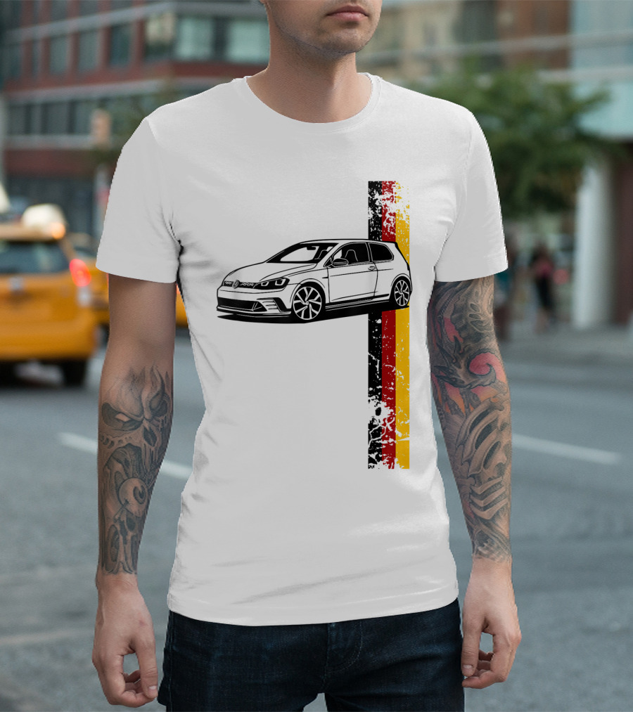 R Gt I German Car Germany Sport Racing Tuning Automotive Enthusiast T-Shirt