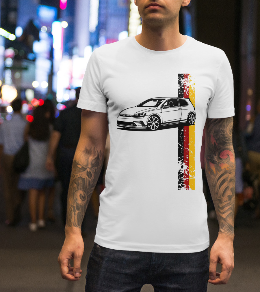 R Gt I German Car Germany Sport Racing Tuning Automotive Enthusiast T-Shirt