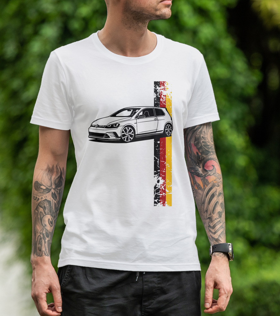 R Gt I German Car Germany Sport Racing Tuning Automotive Enthusiast T-Shirt