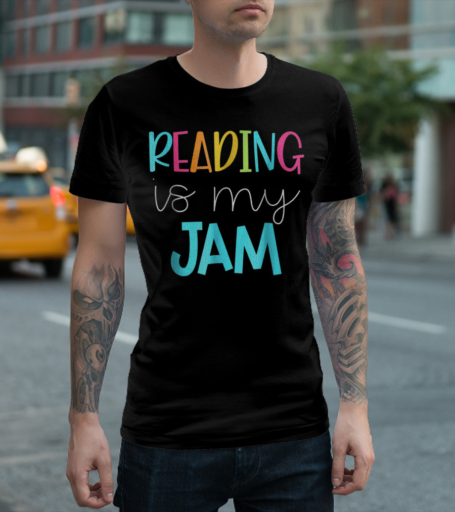 Reading Is My Jamteacher Teamread TeacherELA T-Shirt