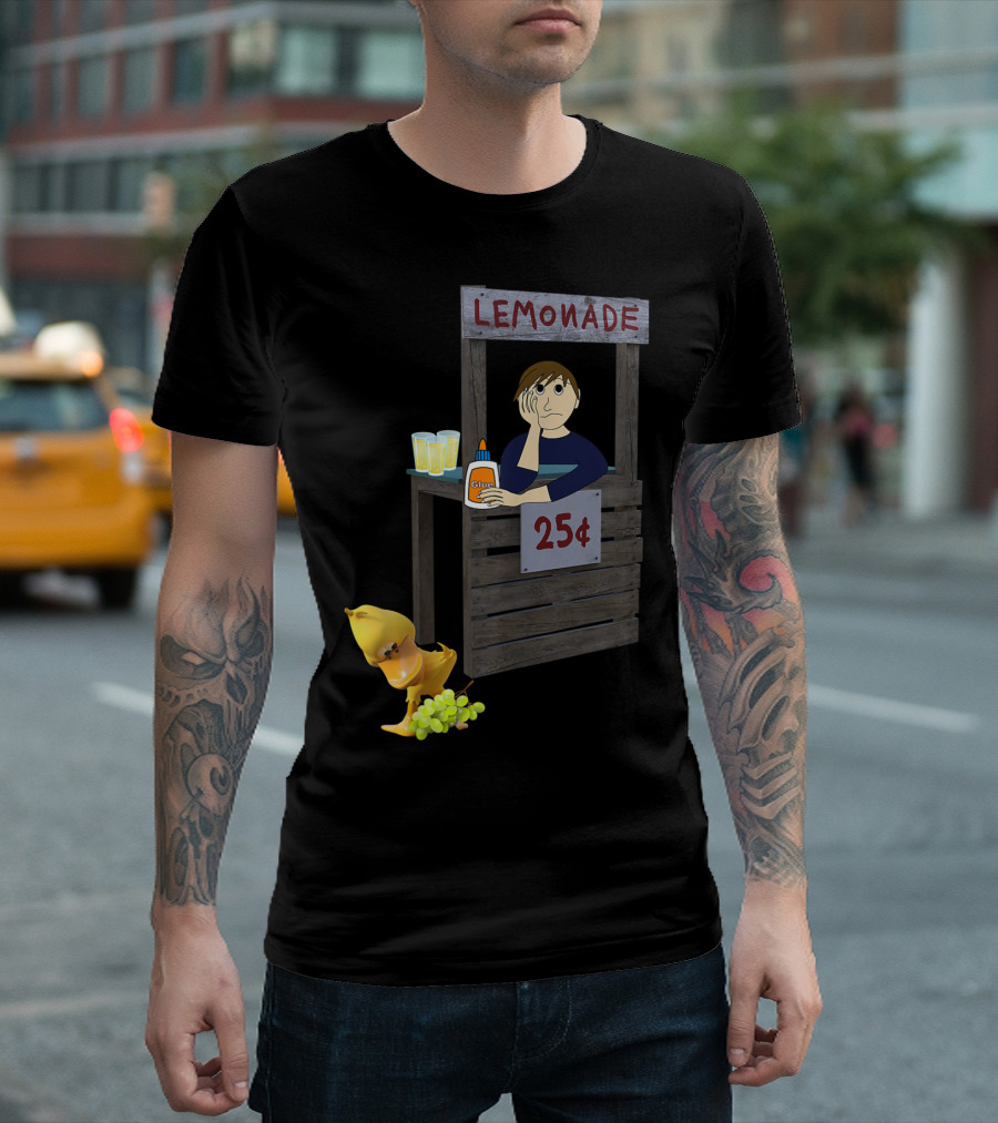 Lemonade Stand 25¢ The Duck Song Got Any Grapes T-Shirt