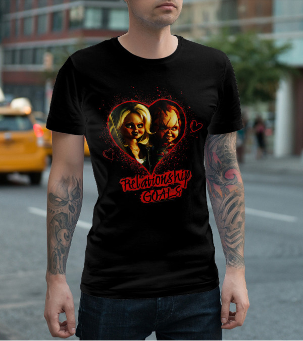 Relationship Goals Child's Play Chucky And Tiffany T-Shirt