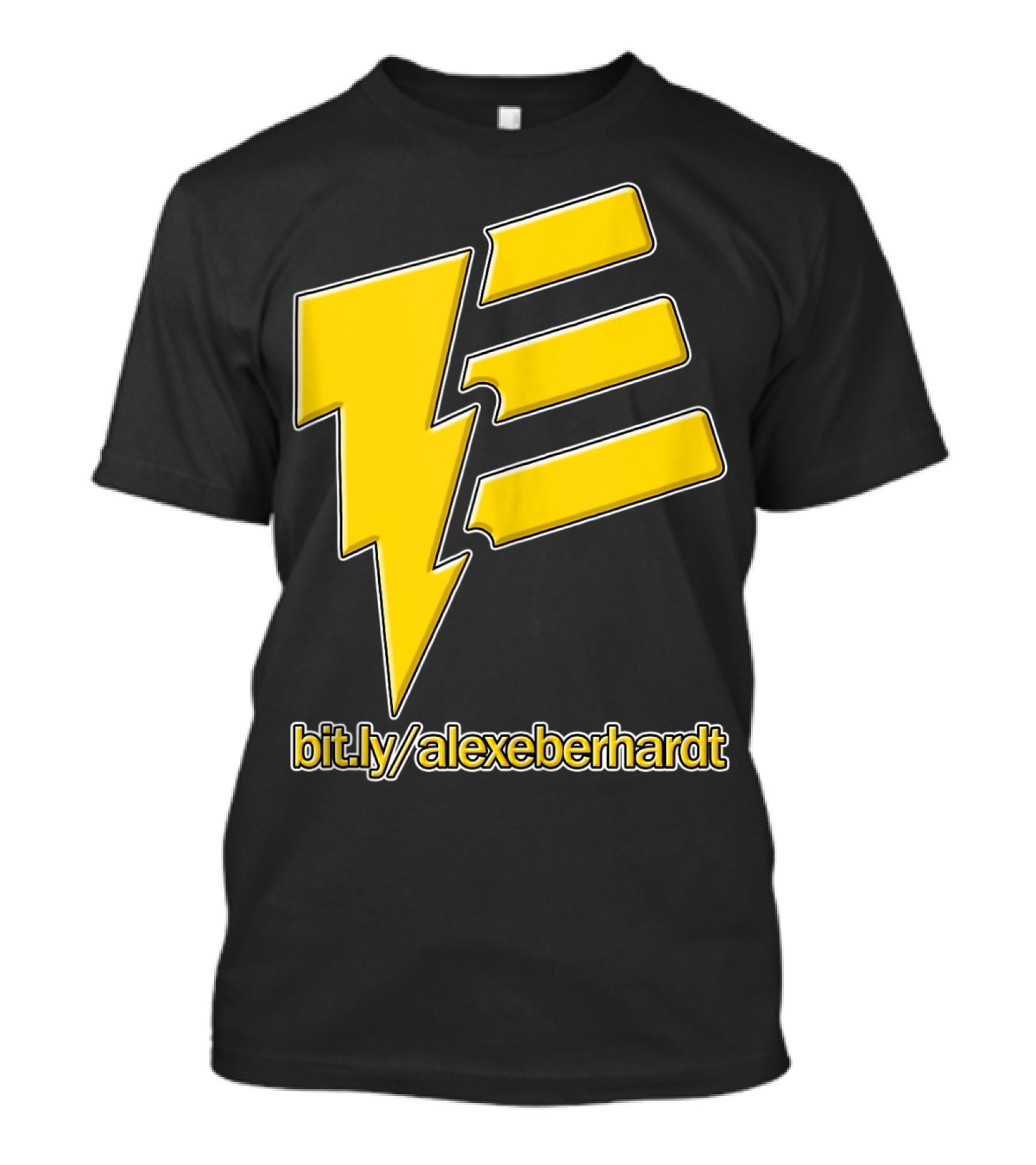 Bit.ly/alexeberhardt Alex Eberhardt Music Yellow Lightning Bolt T-Shirt