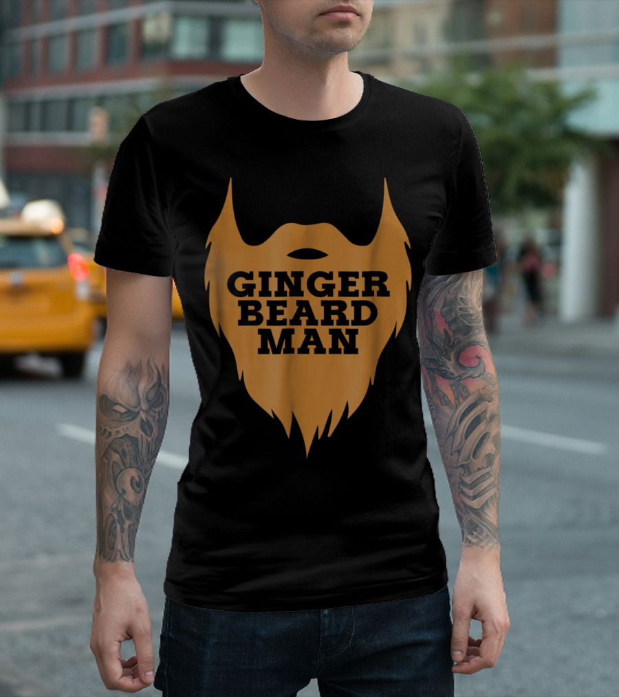 Ginger Beard Man Beard Men T-Shirt