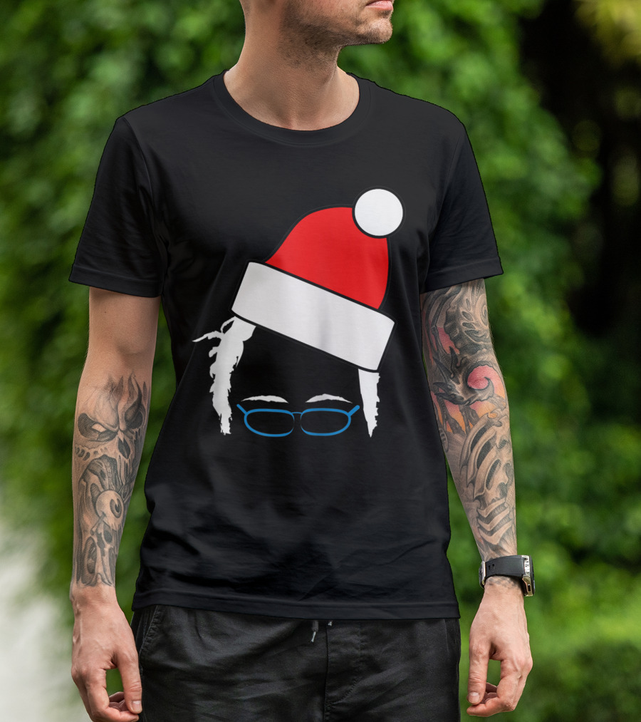 Bernie Sanders Santa Hat Christmas Holiday T-Shirt