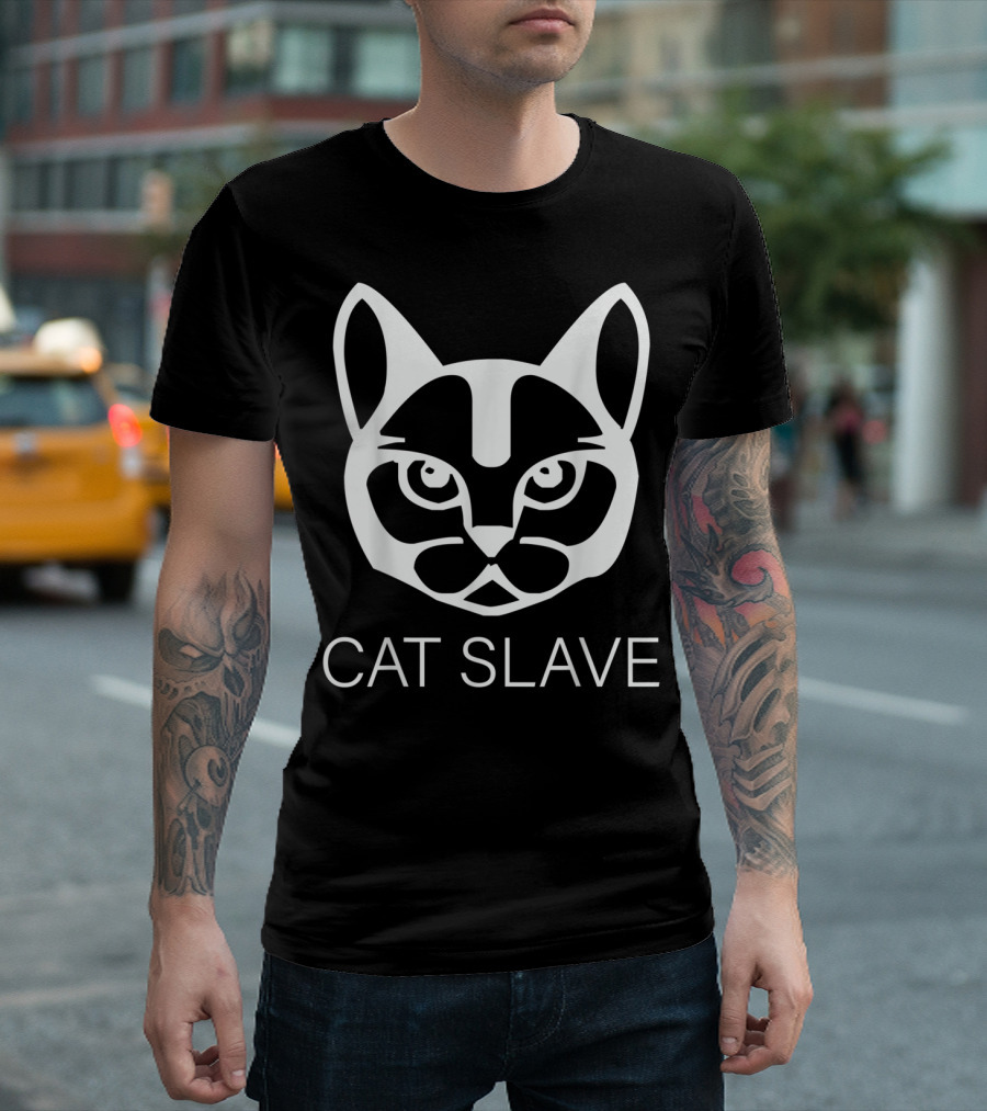 CAT SLAVE Cat Face T-Shirt