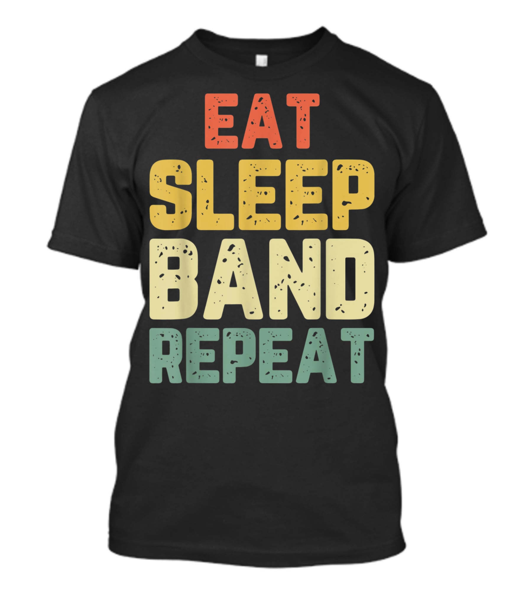 Eat Sleep Band Repeat Marching Funny Director T-Shirt