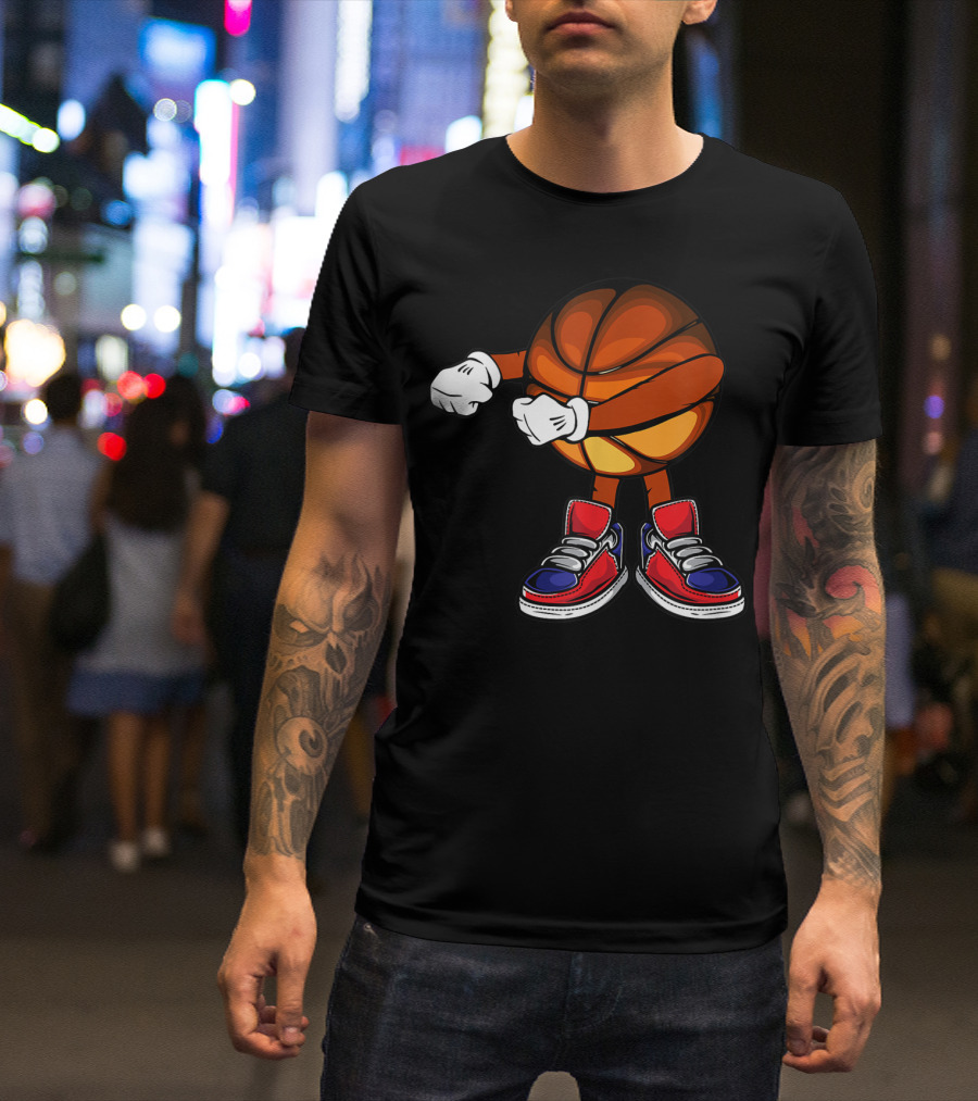 Basketball Player Floss Dance Move Fun Present T-Shirt