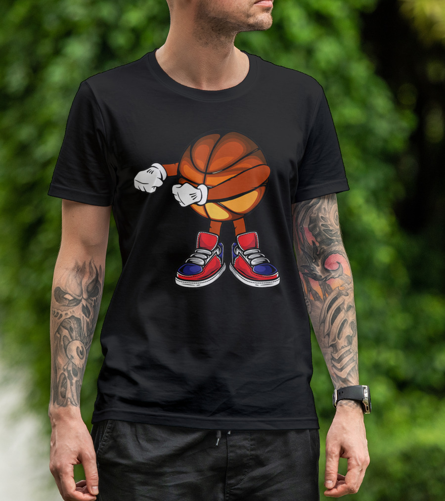 Basketball Player Floss Dance Move Fun Present T-Shirt