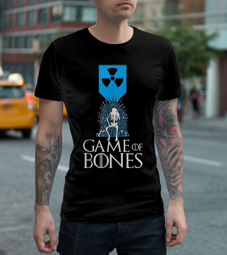 Game Of Bones Radiology Xrays Skeleton Throne Nuclear T-Shirt