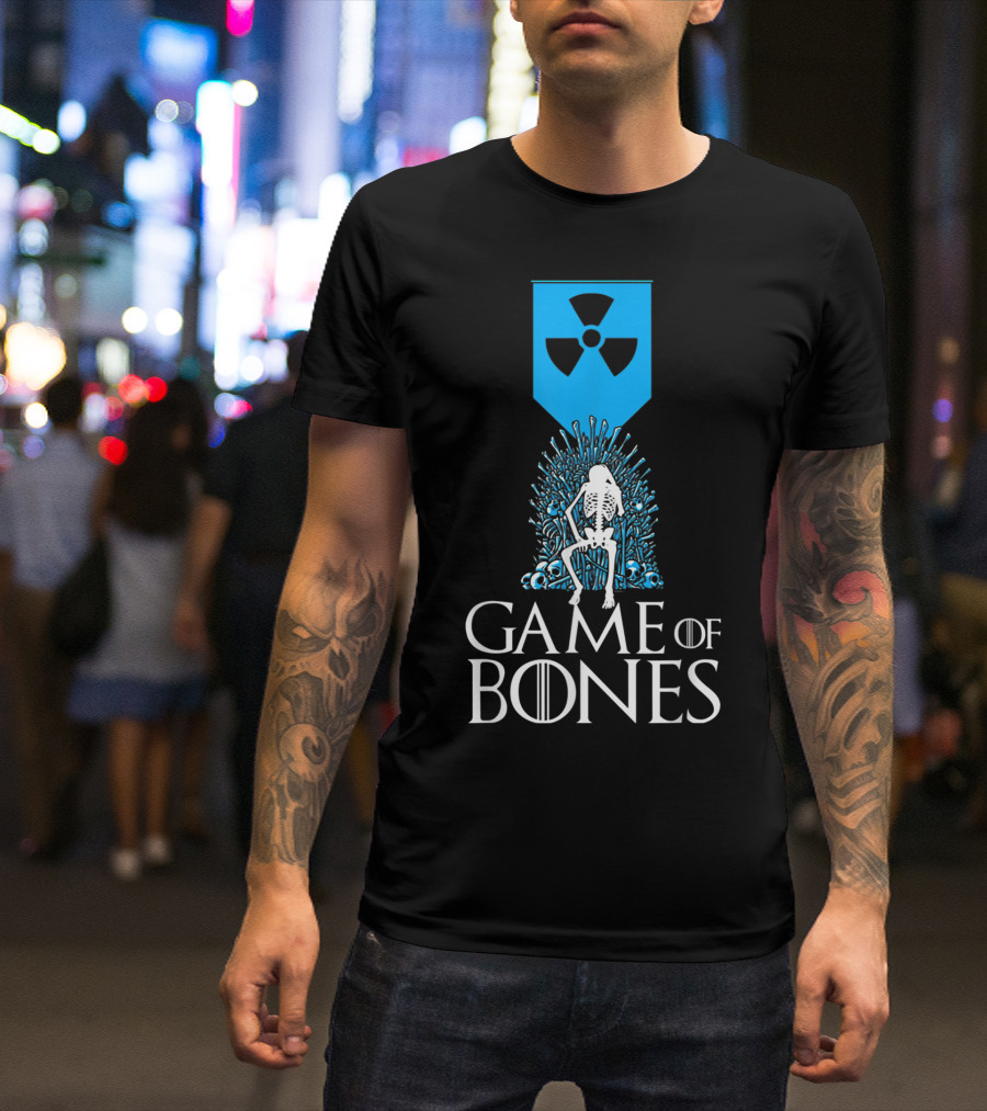 Game Of Bones Radiology Xrays Skeleton Throne Nuclear T-Shirt