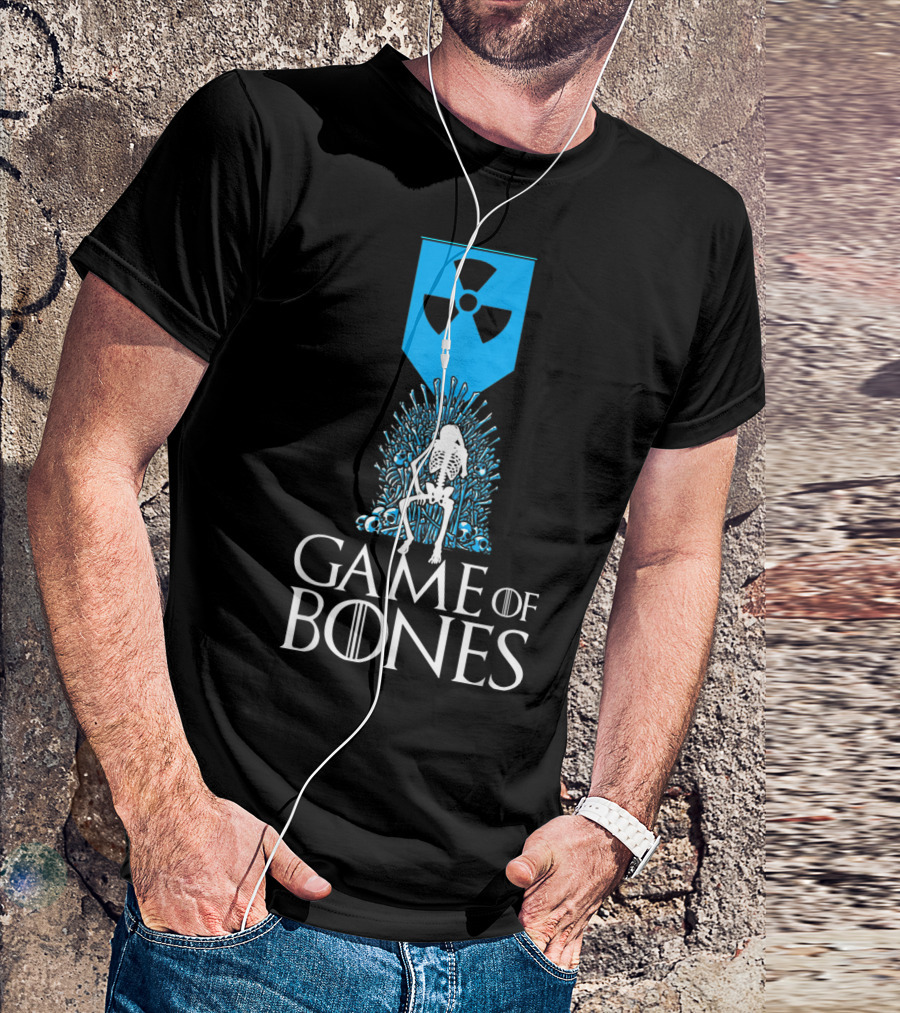 Game Of Bones Radiology Xrays Skeleton Throne Nuclear T-Shirt