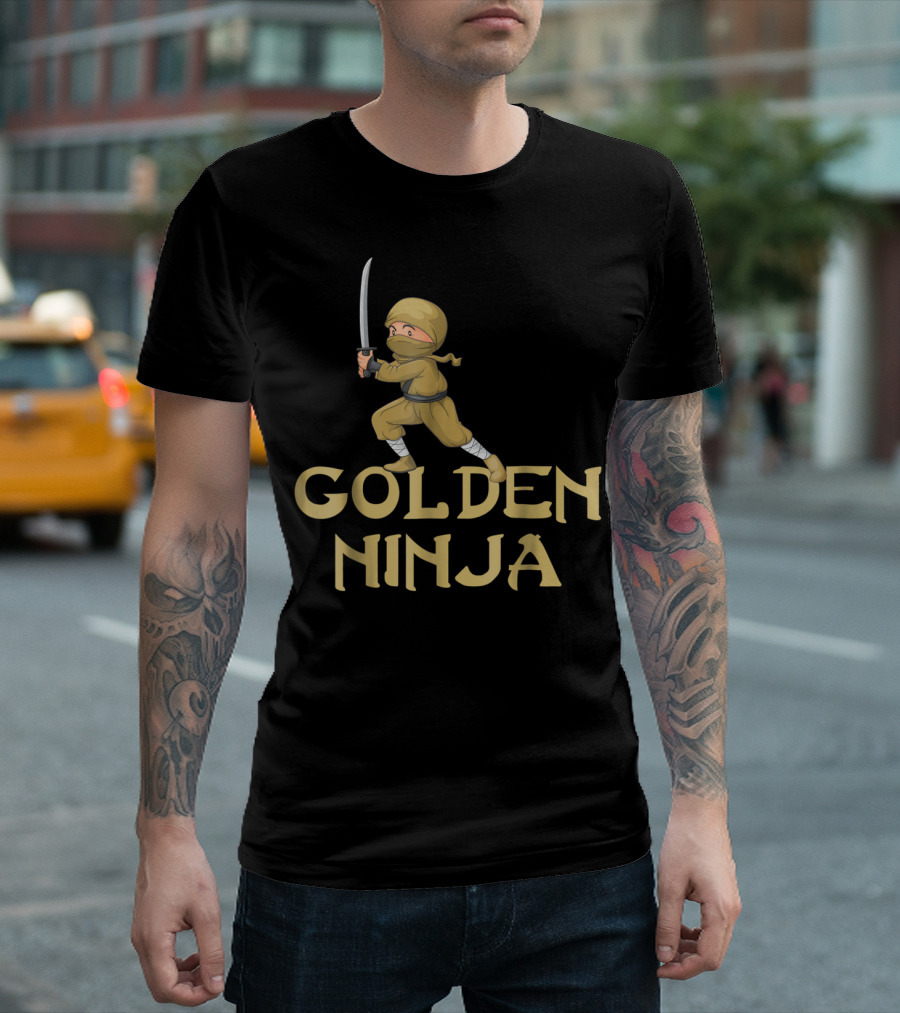 Golden Ninja Warrior Gold Ninja Perfekt T-Shirt