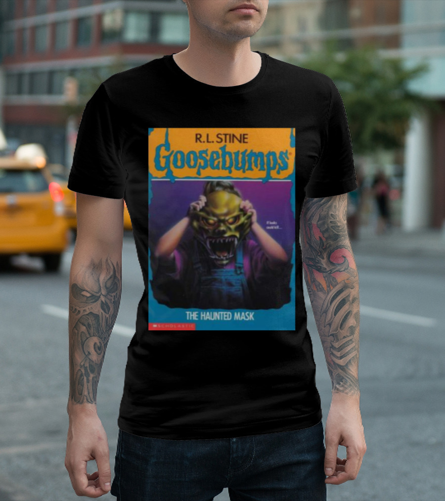 R.L. Stine Goosebumps The Haunted Mask If Looks Could Kill T-Shirt
