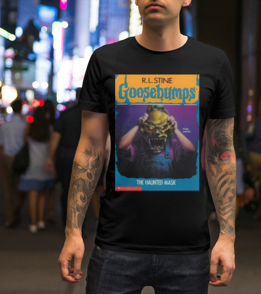 R.L. Stine Goosebumps The Haunted Mask If Looks Could Kill T-Shirt