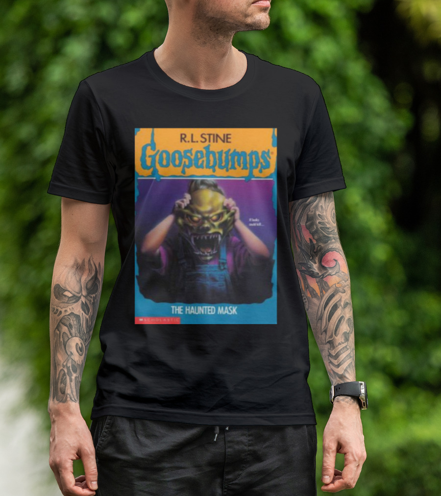 R.L. Stine Goosebumps The Haunted Mask If Looks Could Kill T-Shirt