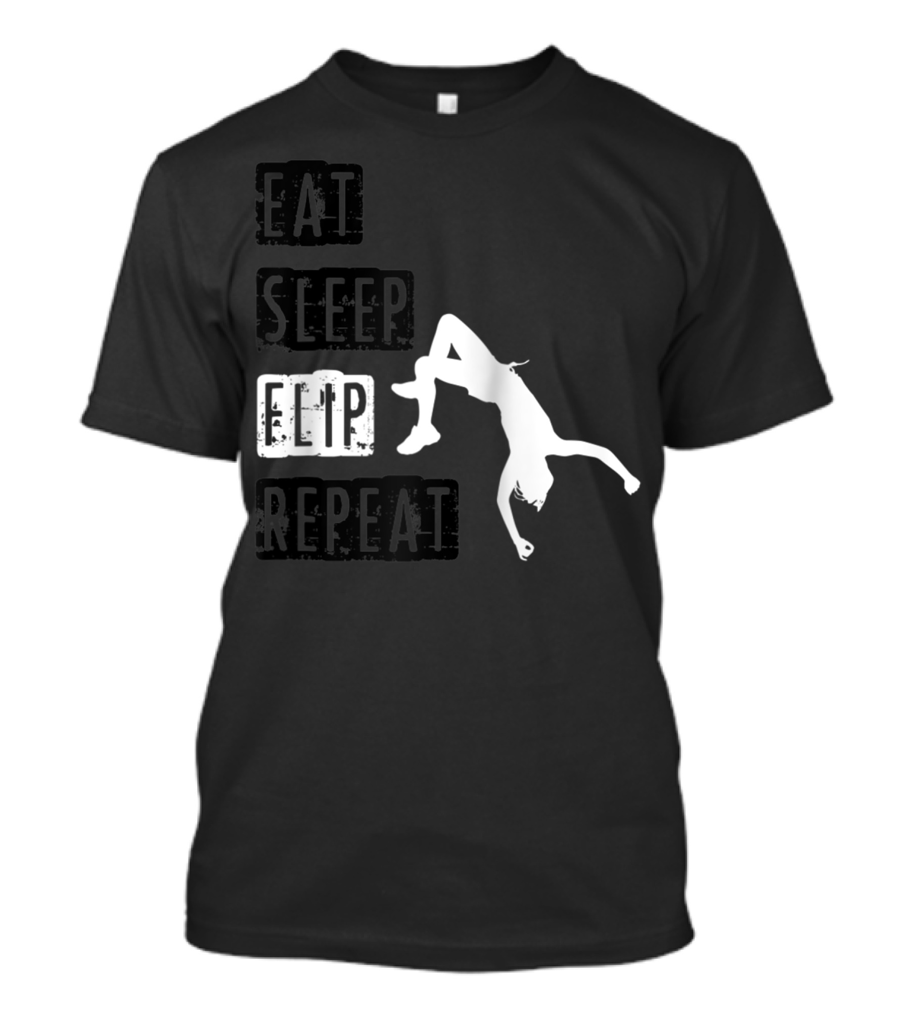 Gymnastics Eat Sleep Flip Repeat Gymnast T-Shirt