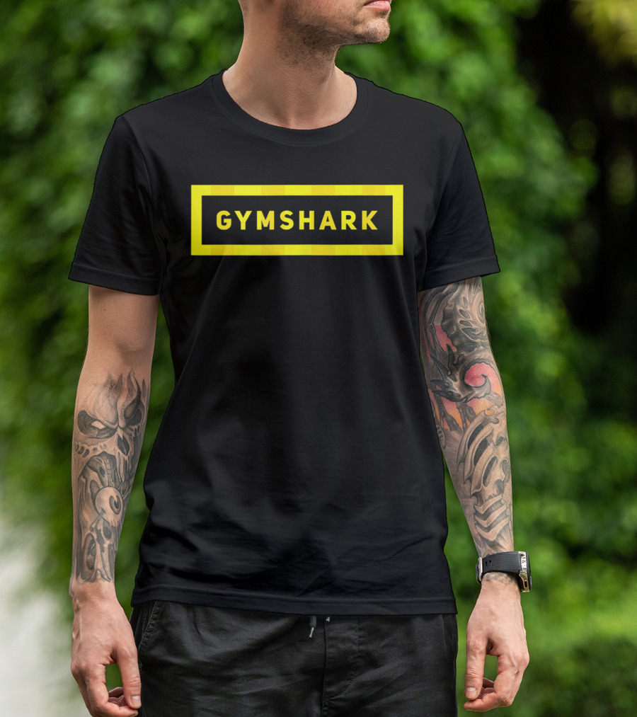 Gymshark Bold Yellow Framed T-Shirt