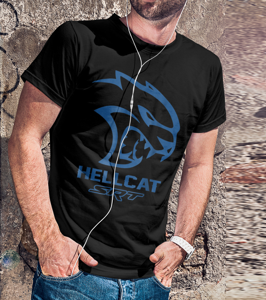Hellcat SRT Dodge Blue T-Shirt