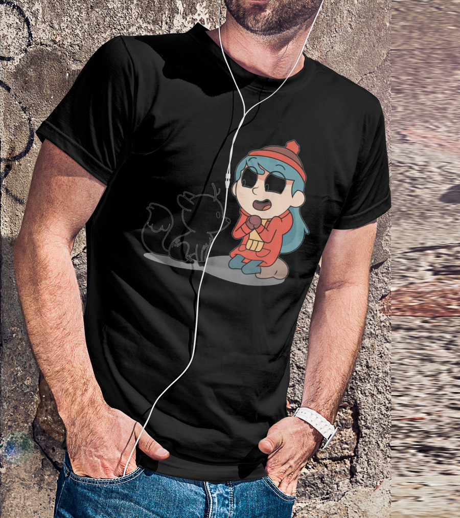 Hilda And Twig Sitting Joyfully In Winter Wear T-Shirt